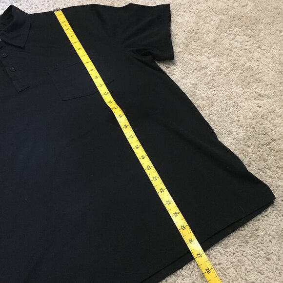 Arnold Palmer Black Stain Resistant Polo Shirt - Picture 13 of 14